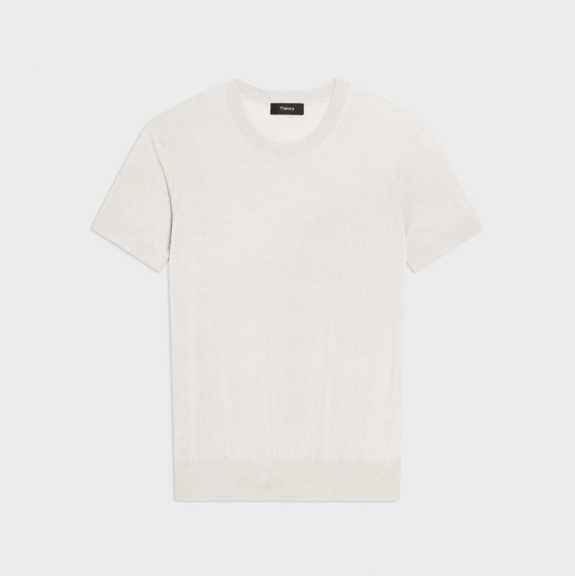 Theory Short-Sleeve Sweater In Regal Wool-Women Tops|T-Shirts