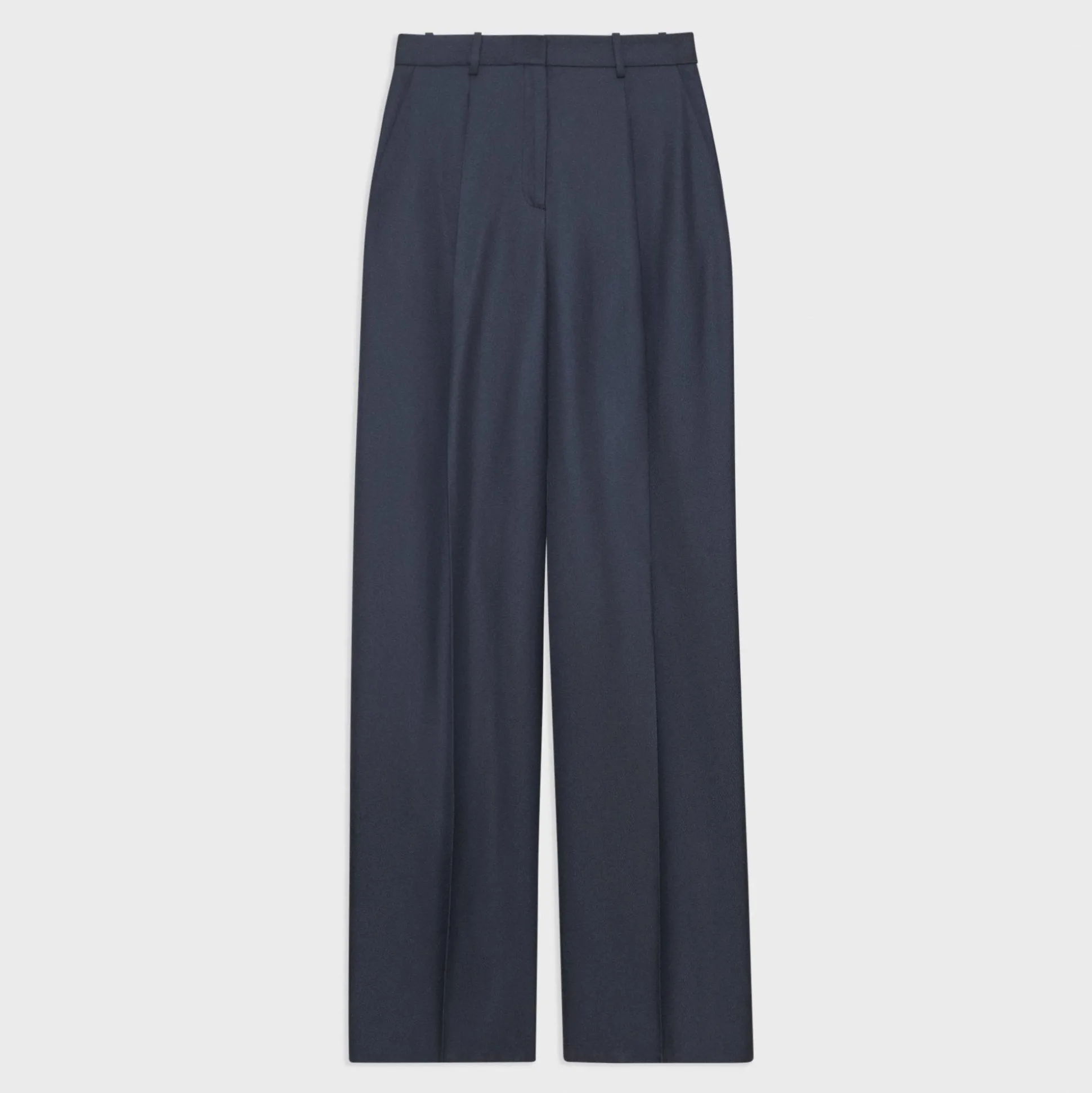 Theory Single-Pleat Pant In Viscose Twill-Women Suits|Pants