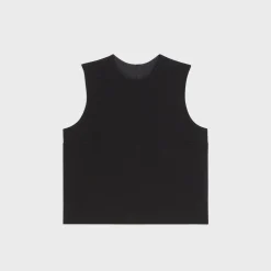 Theory Sleeveless Crewneck Top In Admiral Crepe-Women Tops