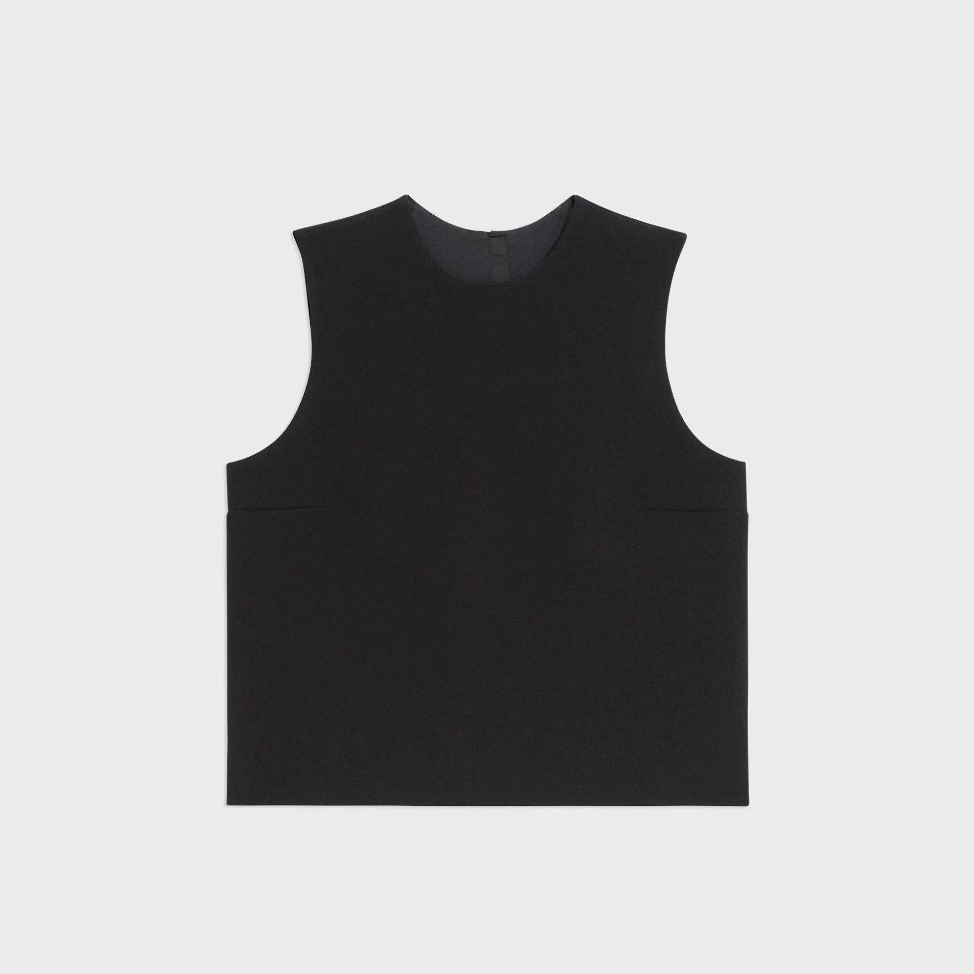 Theory Sleeveless Crewneck Top In Admiral Crepe-Women Tops