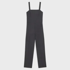 Theory Sleeveless Jumpsuit In Good Wool-Women Suits|Pants