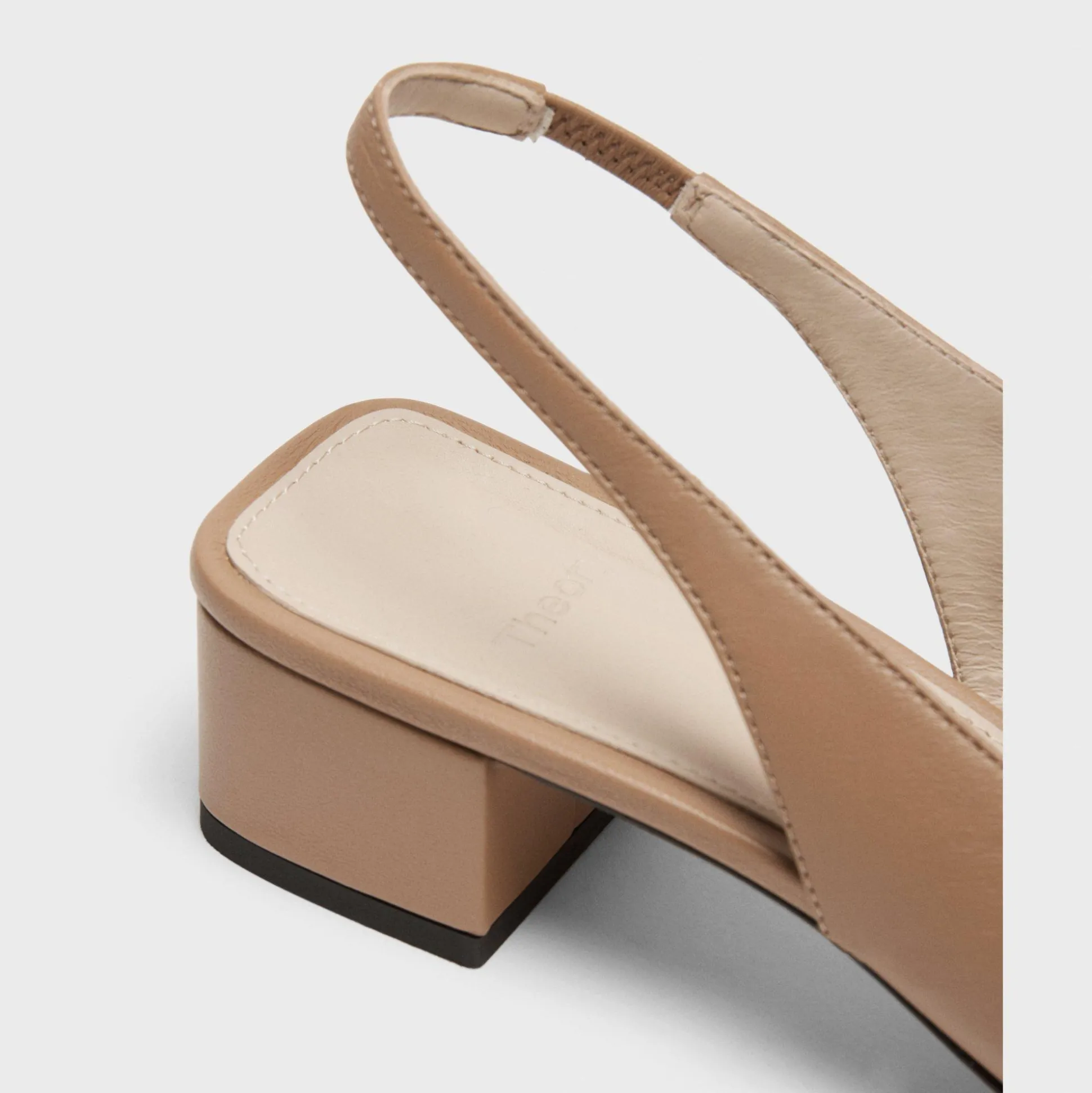 Theory Slingback Pump In Leather-Women Shoes