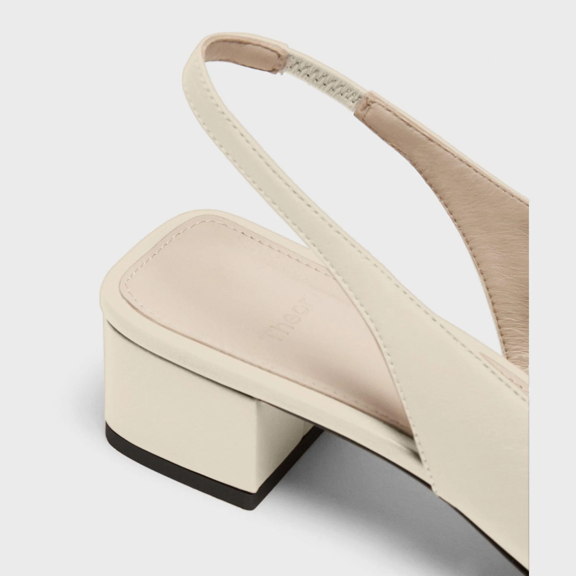 Theory Slingback Pump In Leather-Women Shoes