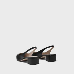 Theory Slingback Pump In Leather-Women Shoes