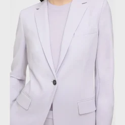 Theory Staple Blazer In Admiral Crepe-Women Blazers + Jackets