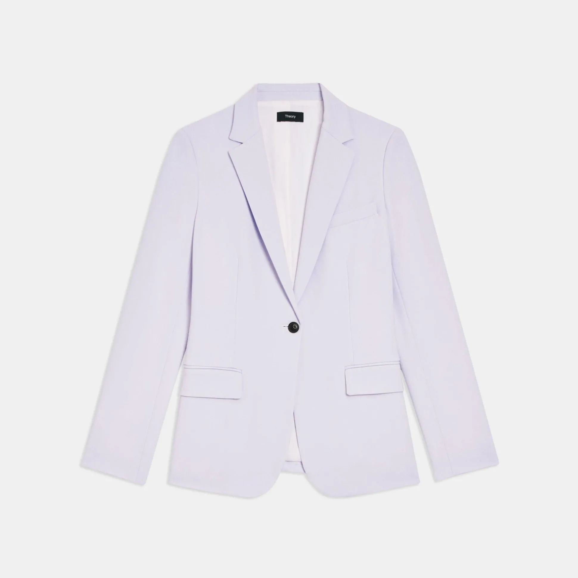 Theory Staple Blazer In Admiral Crepe-Women Blazers + Jackets
