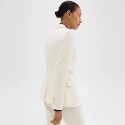Theory Staple Blazer In Admiral Crepe-Women Suits|Blazers + Jackets