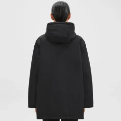 Theory Straight Parka In Recycled Nylon-Women Outerwear