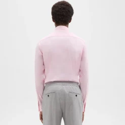 Theory Sylvain Shirt In Good Cotton-Men Shirts