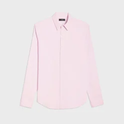 Theory Sylvain Shirt In Good Cotton-Men Shirts