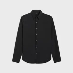 Theory Sylvain Shirt In Good Cotton-Men Shirts