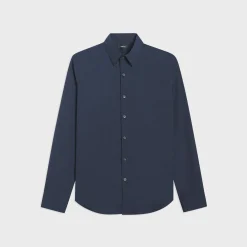Theory Sylvain Shirt In Good Cotton-Men Shirts