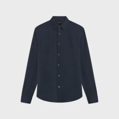 Theory Sylvain Shirt In Structure Knit-Men Shirts