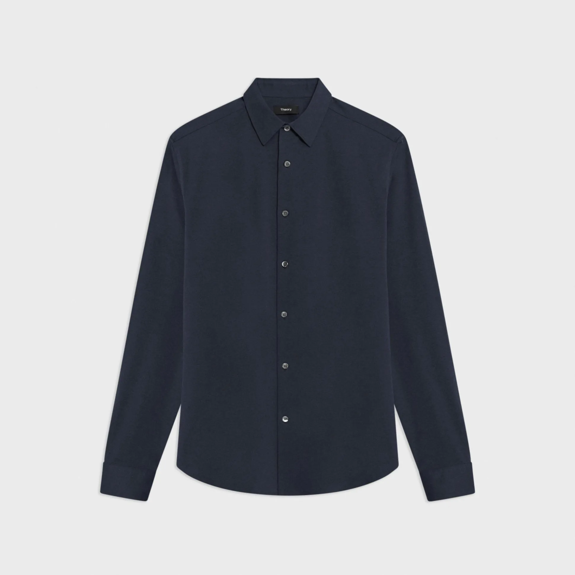 Theory Sylvain Shirt In Structure Knit-Men Shirts