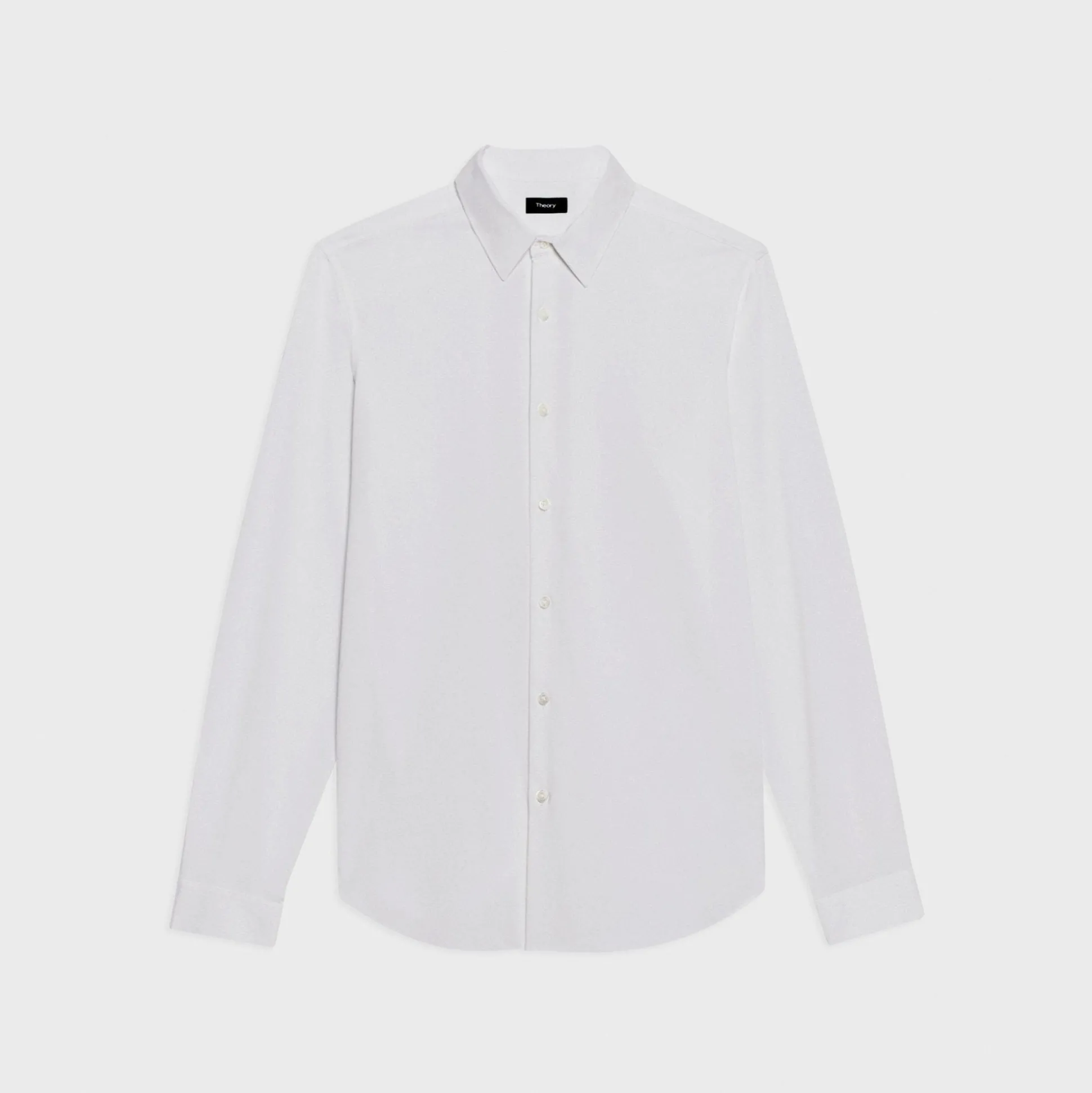 Theory Sylvain Shirt In Structure Knit-Men Shirts