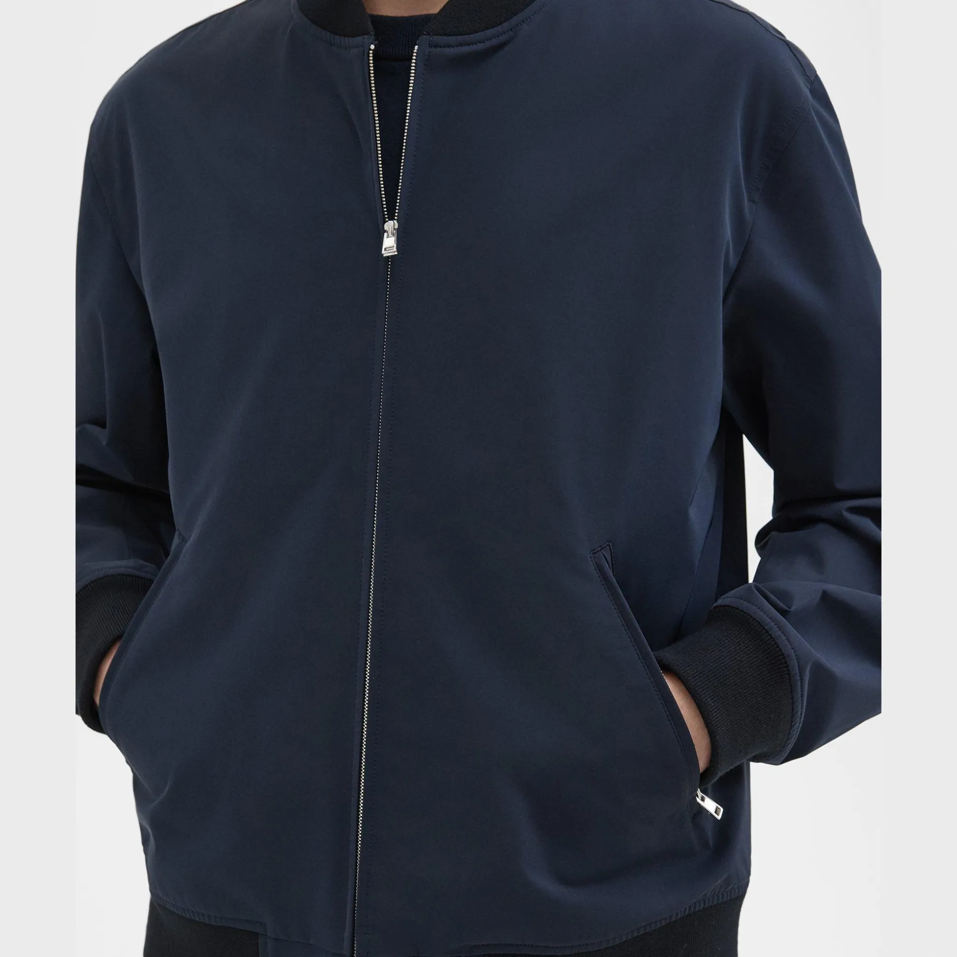 Theory Tailored Bomber Jacket In Foundation Twill-Men Outerwear