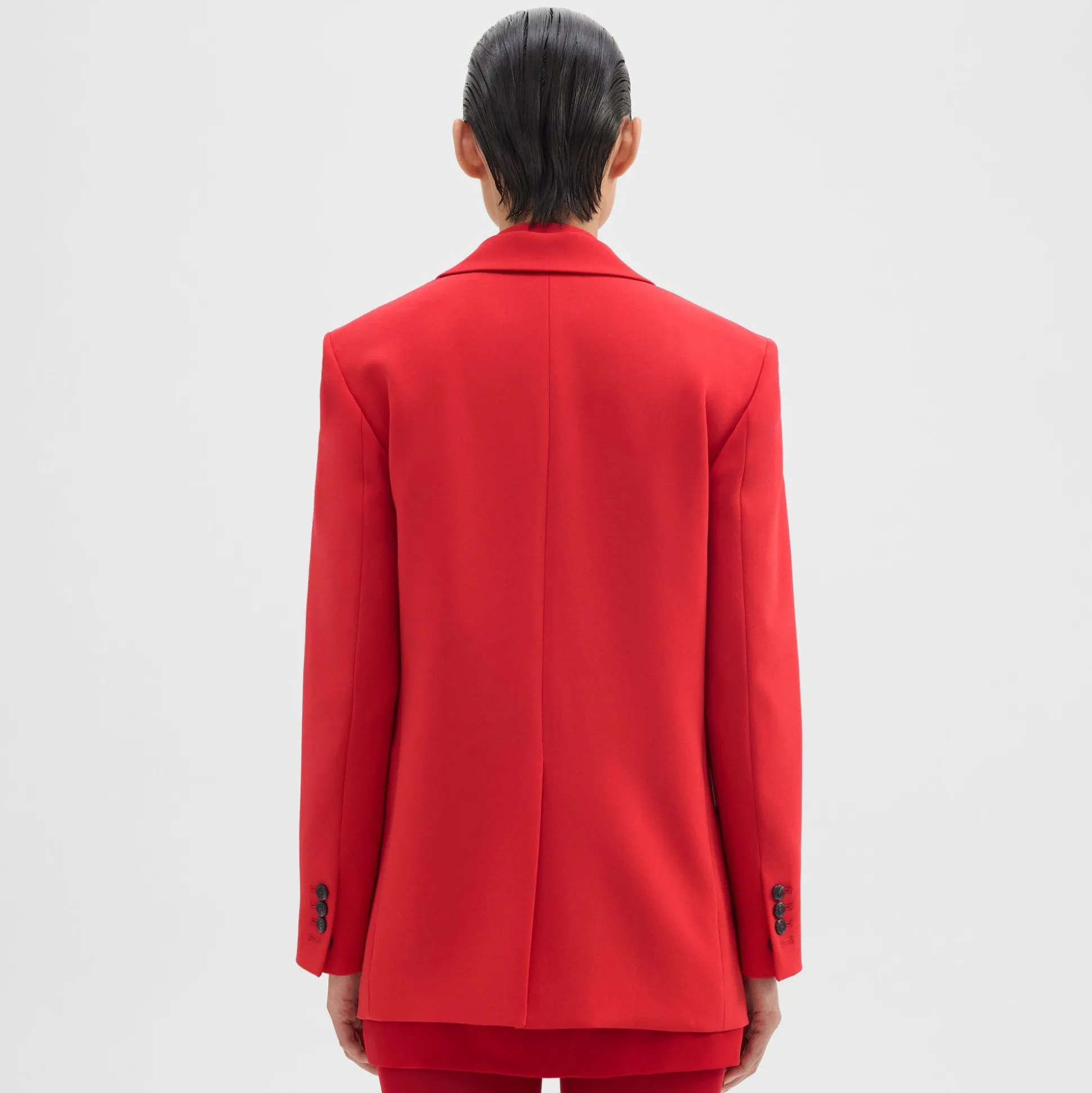 Theory Tailored Slim Blazer In Admiral Crepe-Women Suits|Blazers + Jackets