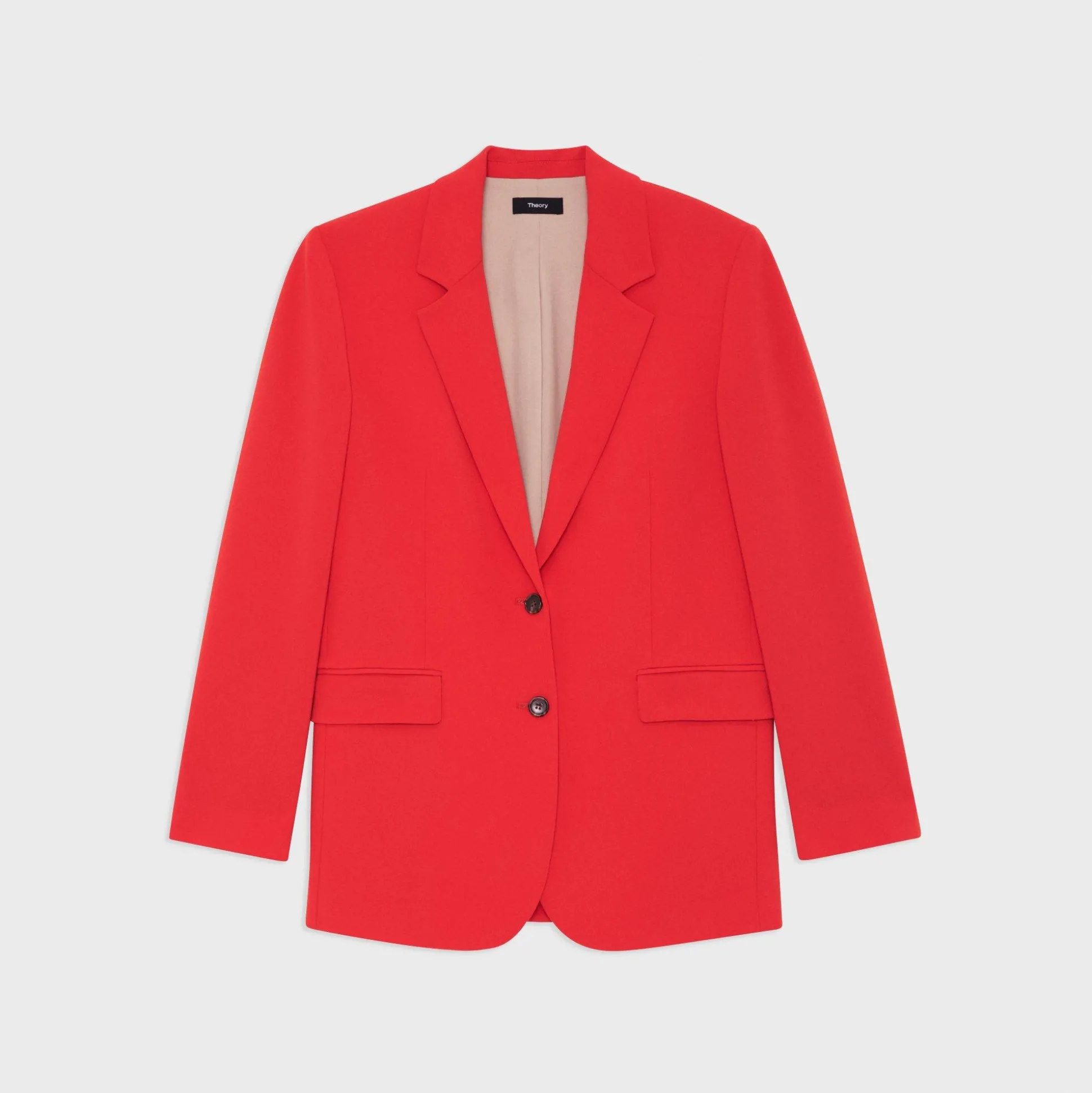 Theory Tailored Slim Blazer In Admiral Crepe-Women Suits|Blazers + Jackets