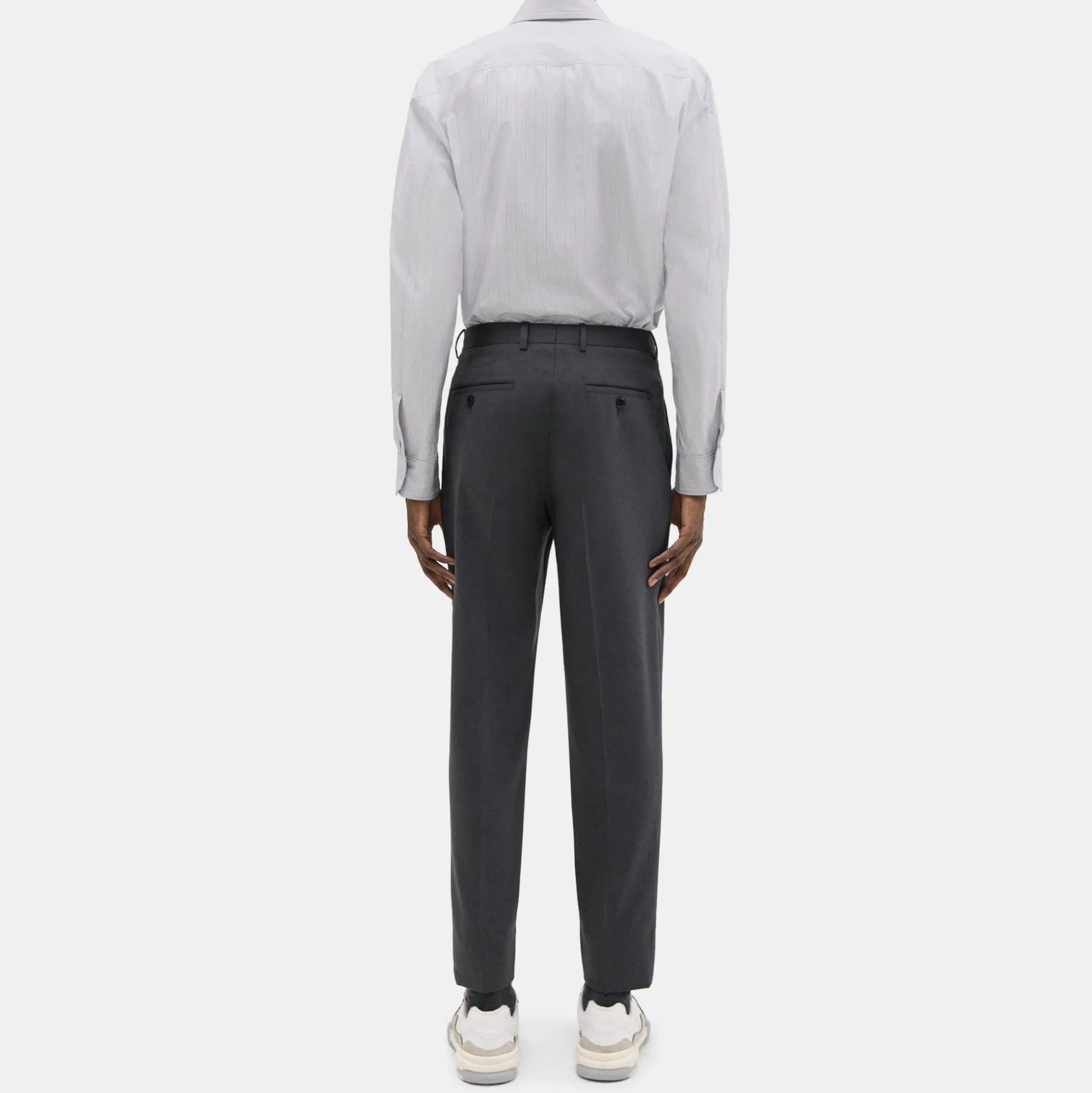 Theory Tapered Wool Gabardine Pant-Men Pants