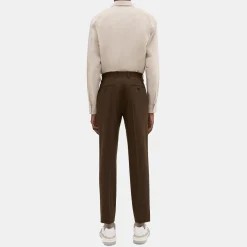 Theory Tapered Wool Gabardine Pant-Men Pants