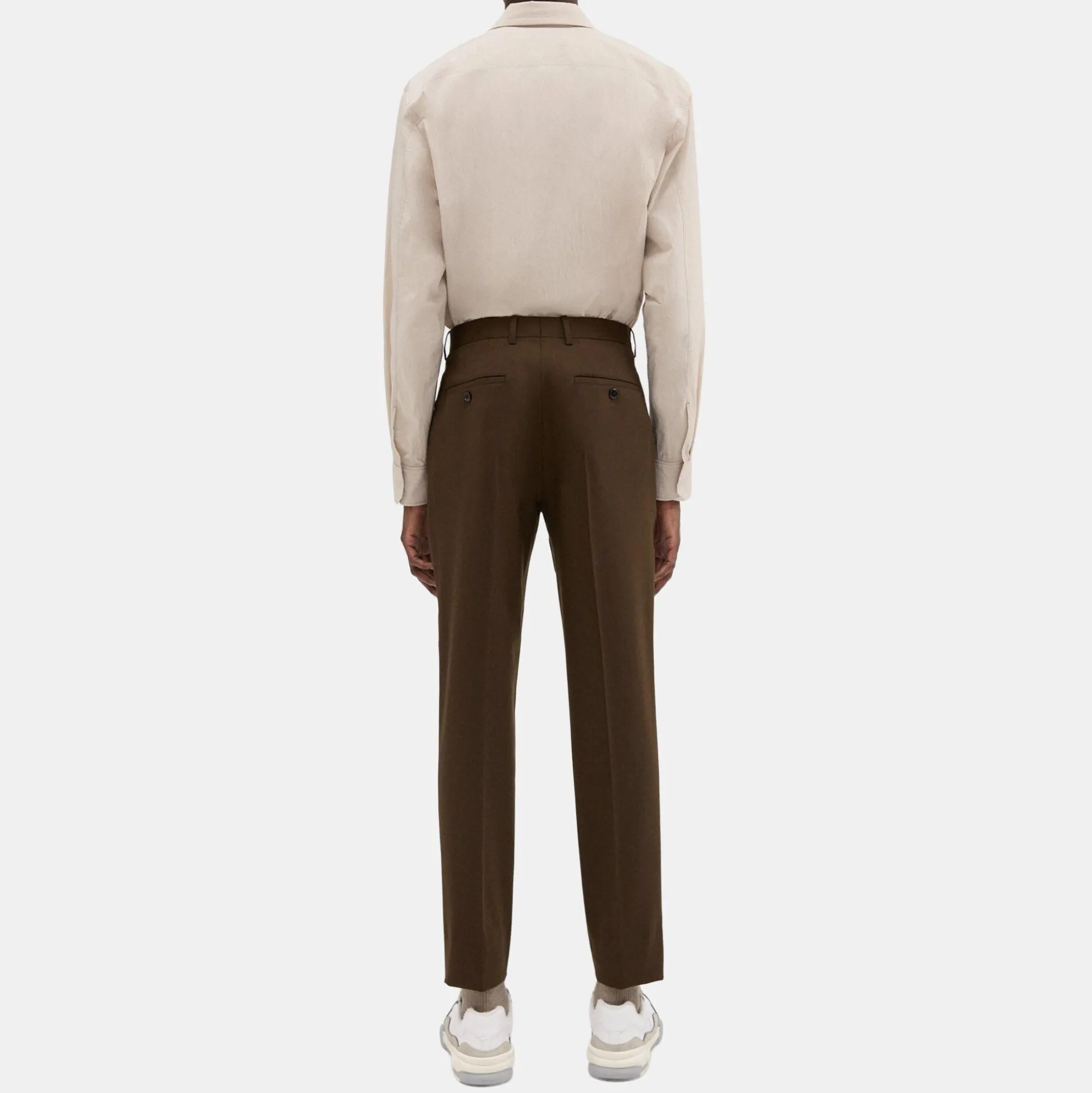 Theory Tapered Wool Gabardine Pant-Men Pants