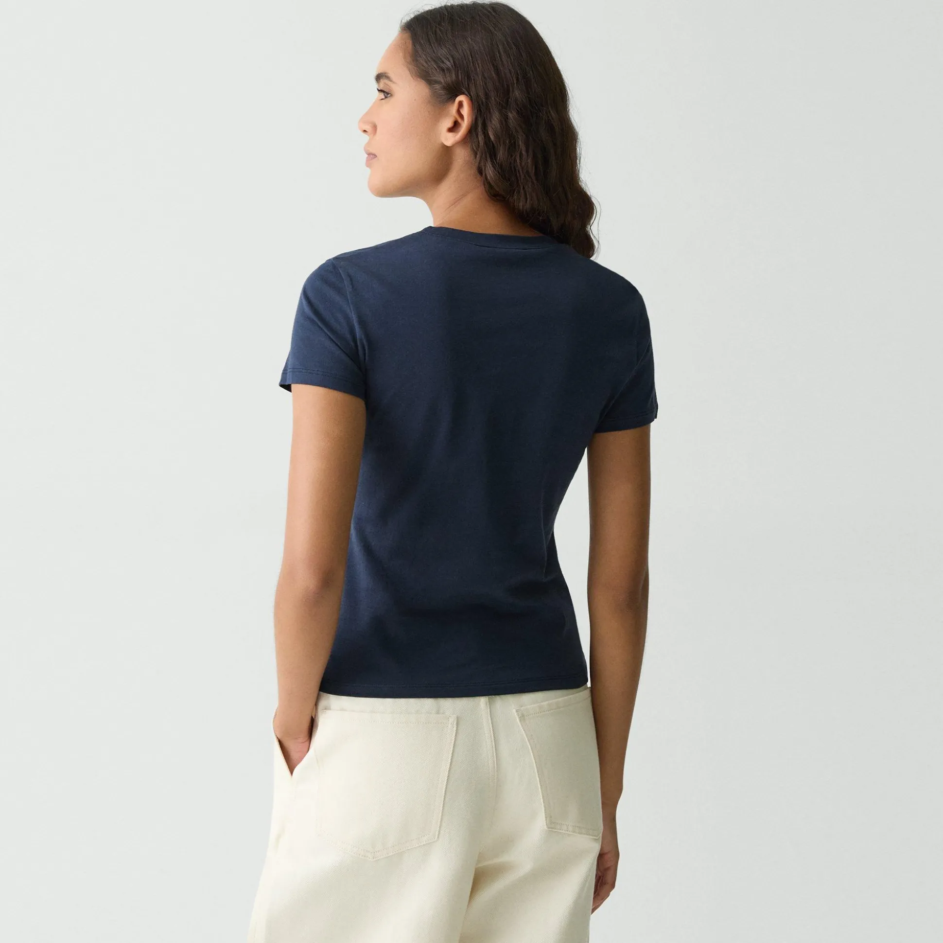 Theory Tiny Tee In Organic Cotton-Women T-Shirts