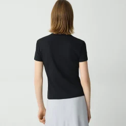 Theory Tiny Tee In Organic Slub Cotton-Women T-Shirts