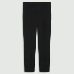 Theory Treeca Full Length Pant In Admiral Crepe-Women Suits|Pants