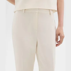 Theory Treeca Full Length Pant In Admiral Crepe-Women Suits|Pants