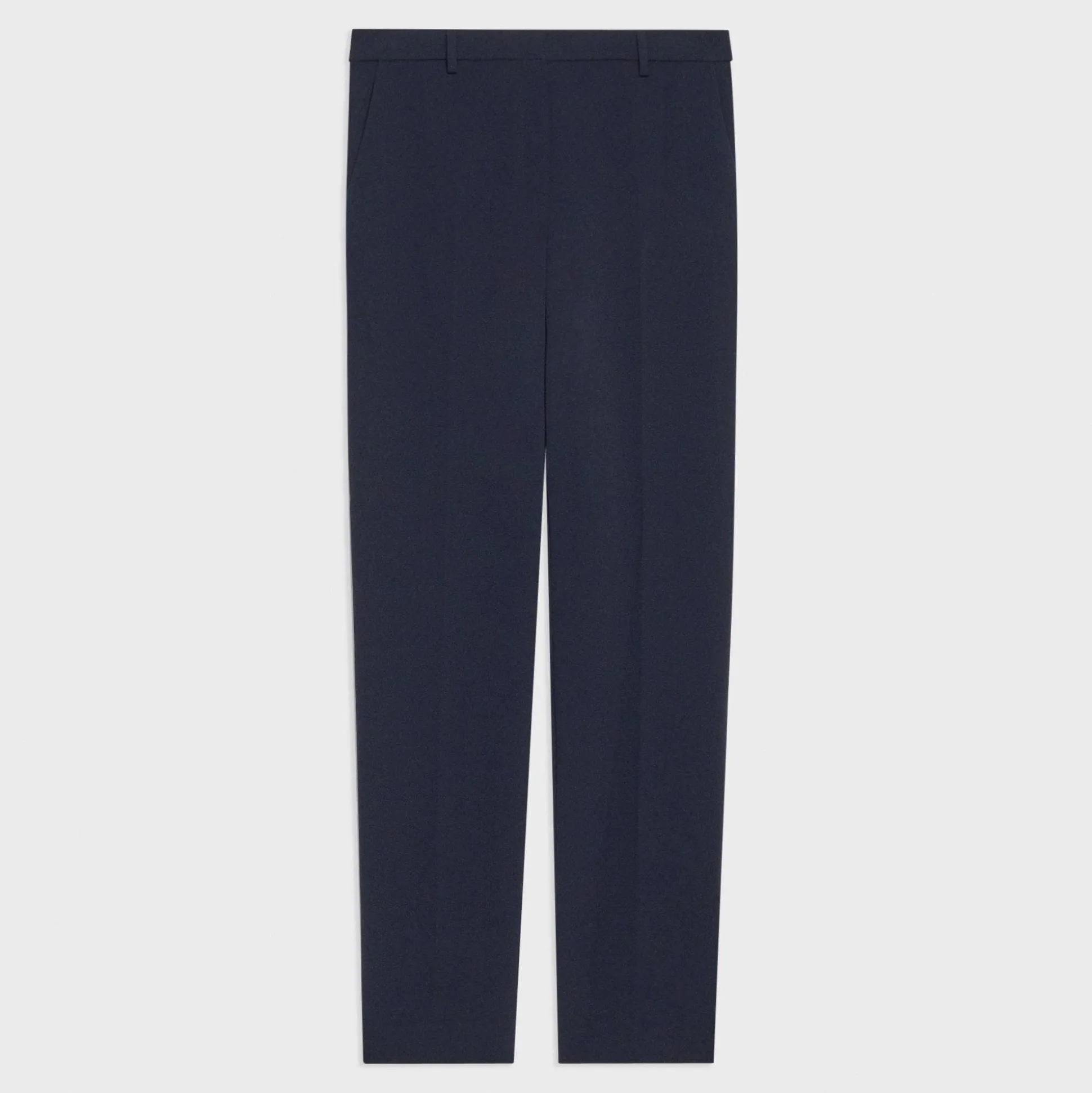 Theory Treeca Full Length Pant In Admiral Crepe-Women Suits|Pants
