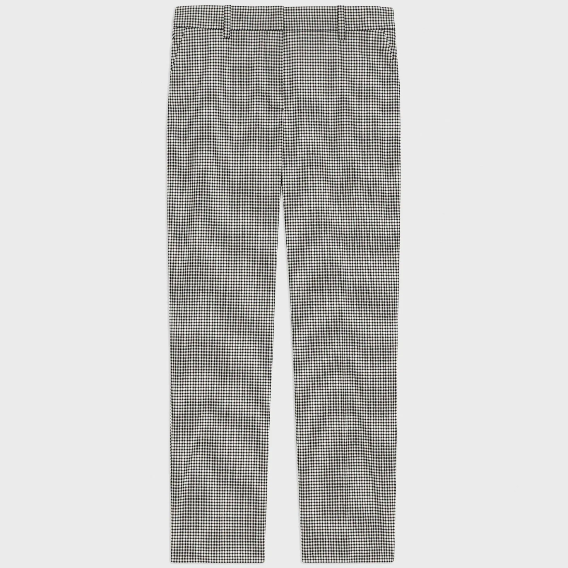 Theory Treeca Pant In Plaid Stretch Wool-Women Pants