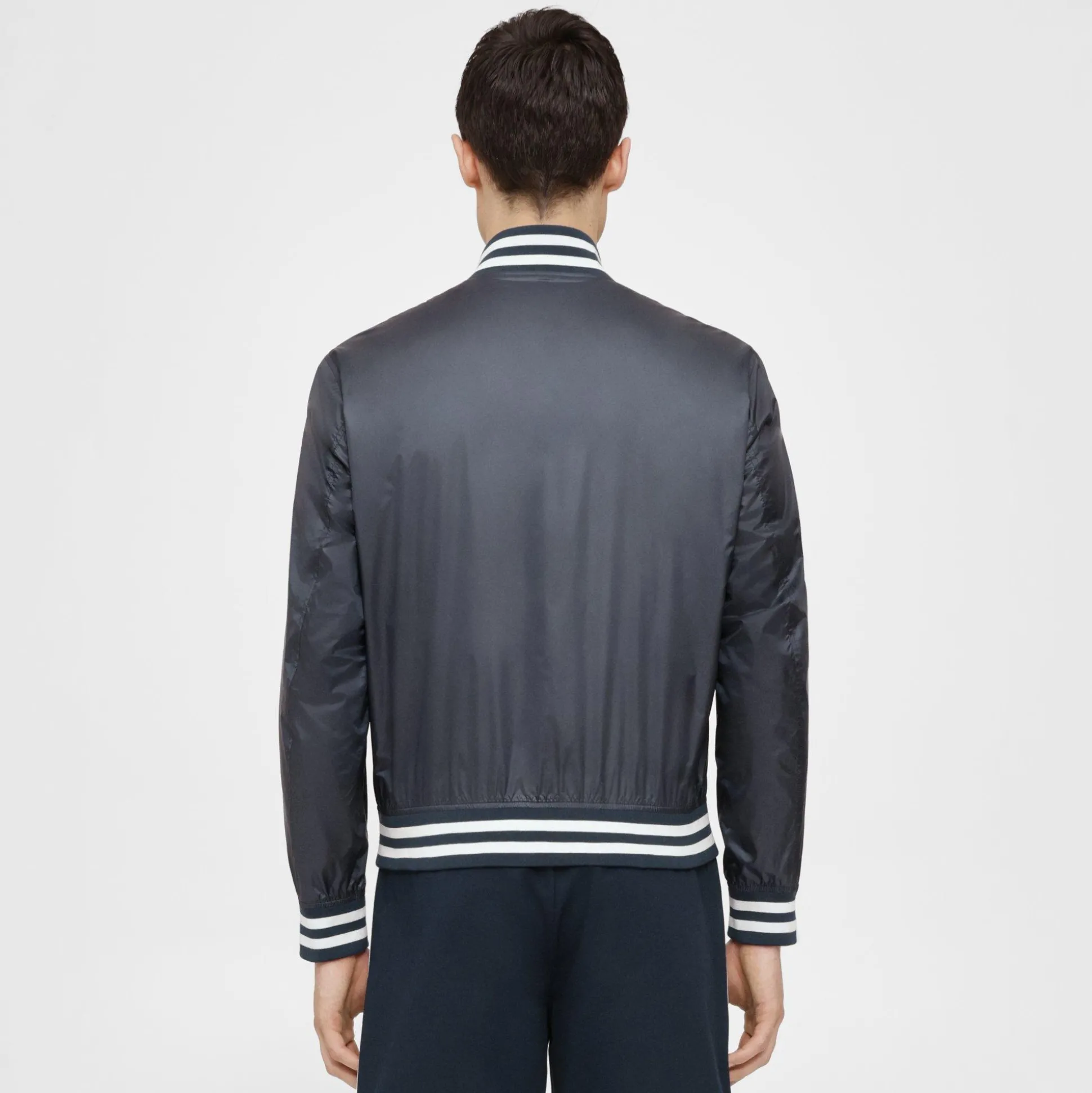 Theory Varsity Jacket In Recycled Nylon-Men Outerwear|Blazers + Jackets