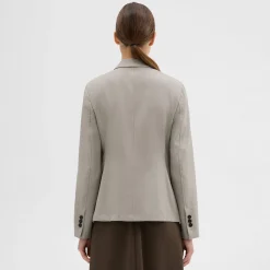 Theory Virgin Wool Slim Fit Blazer-Women Blazers + Jackets