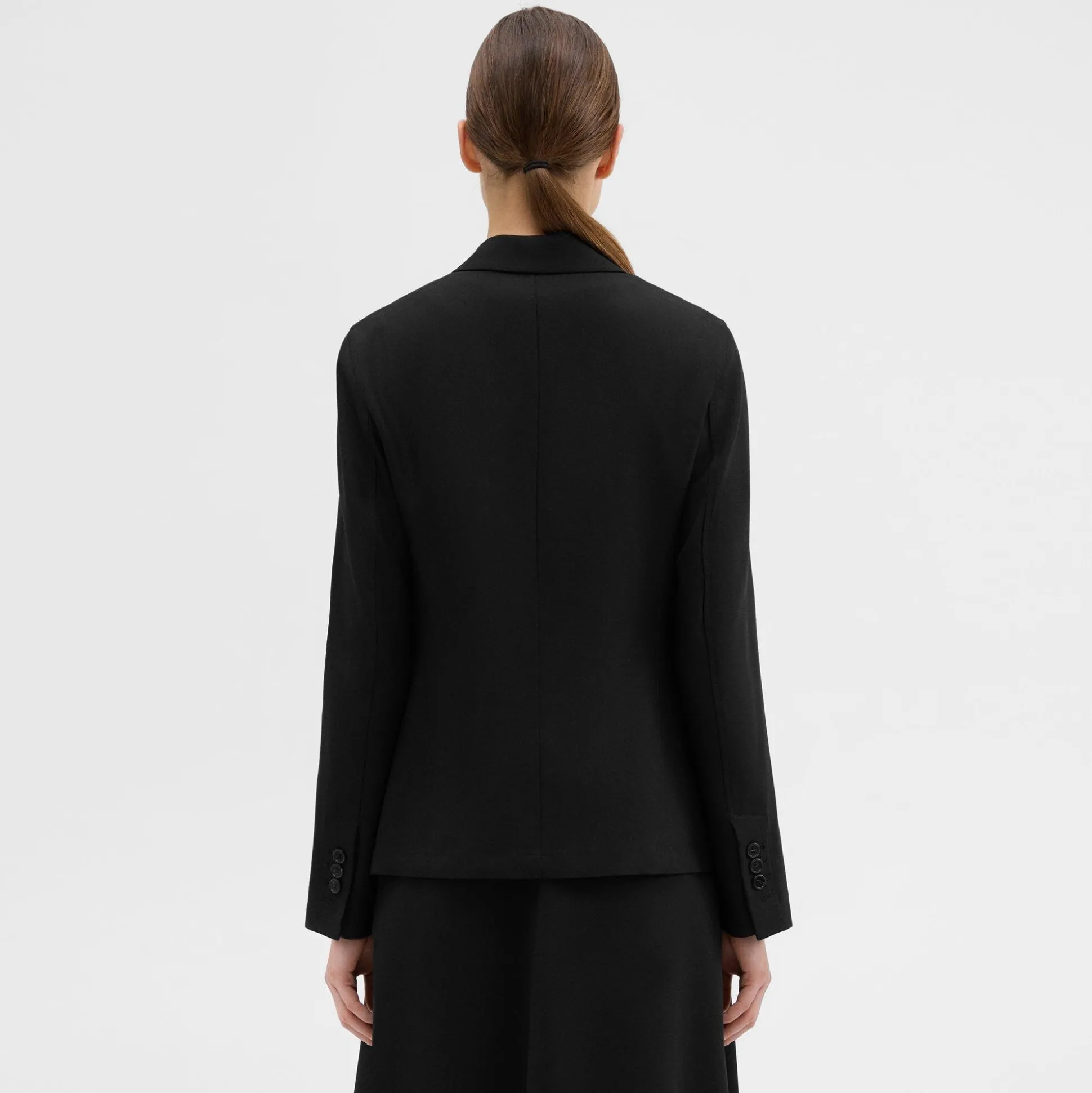 Theory Virgin Wool Slim Fit Blazer-Women Suits|Blazers + Jackets
