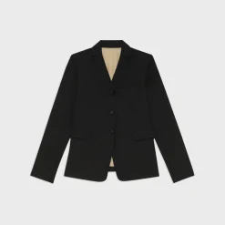 Theory Virgin Wool Slim Fit Blazer-Women Suits|Blazers + Jackets