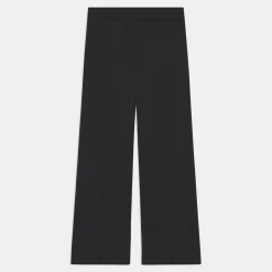 Theory Wide Crop Pant In Good Linen-Women Pants