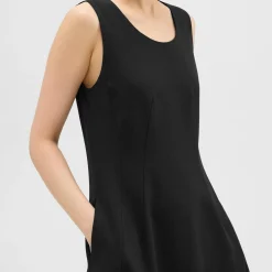 Theory Wool-Viscose Tank Dress-Women Dresses