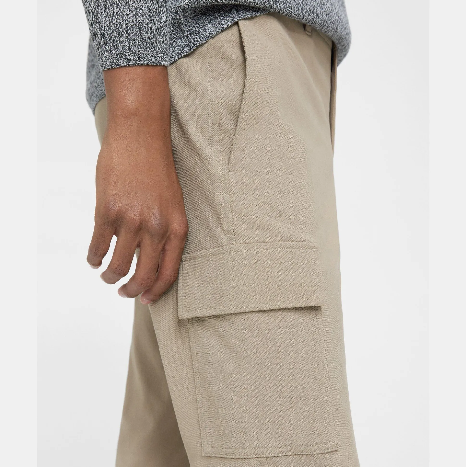 Theory Zaine Cargo Pant In Neoteric Twill-Men Suits|Pants