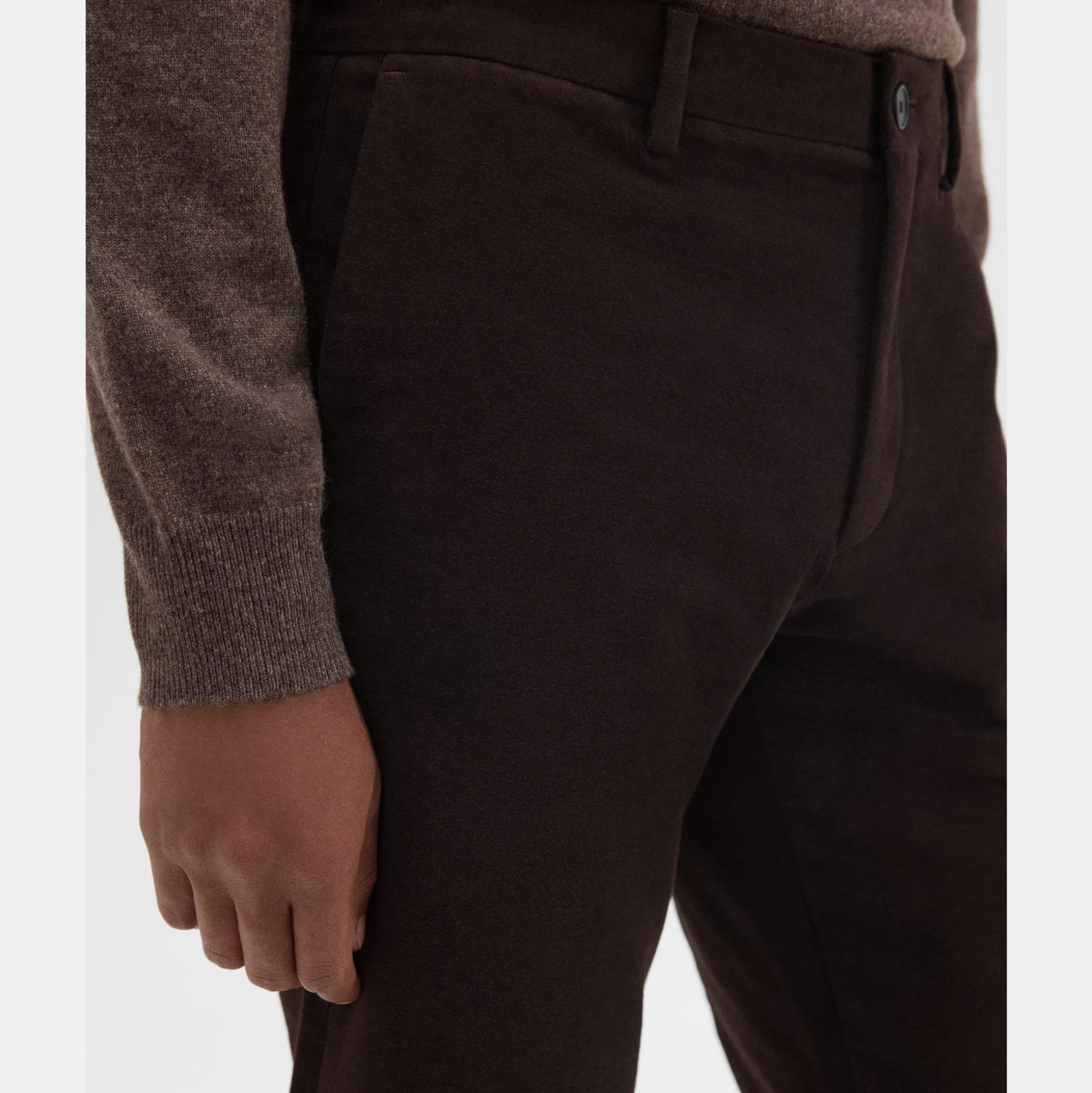 Theory Zaine Pant In Cotton Moleskin-Men Pants