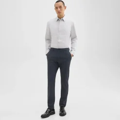 Theory Zaine Pant In Herringbone Precision Ponte-Men Suits|Pants