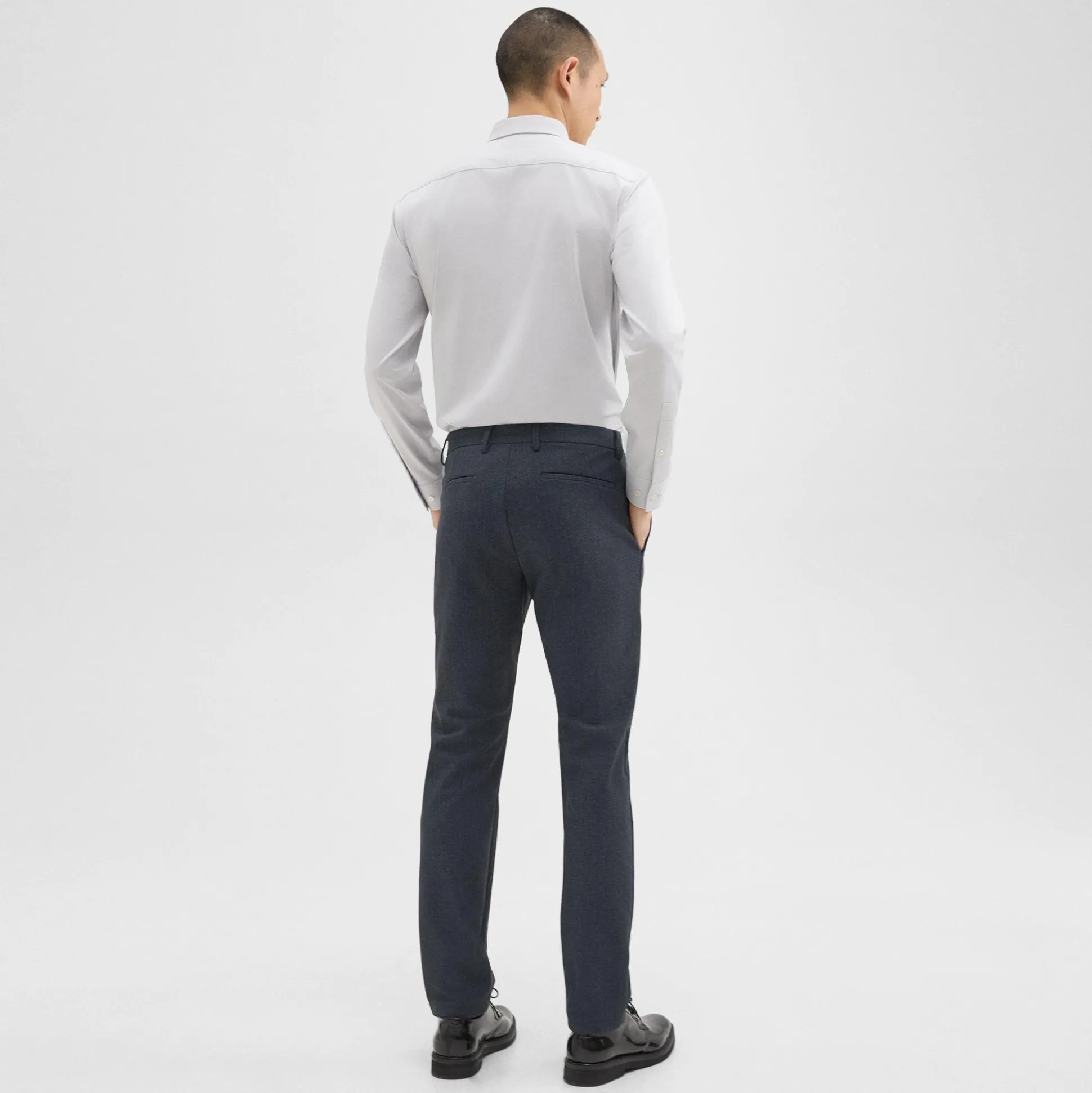 Theory Zaine Pant In Herringbone Precision Ponte-Men Suits|Pants