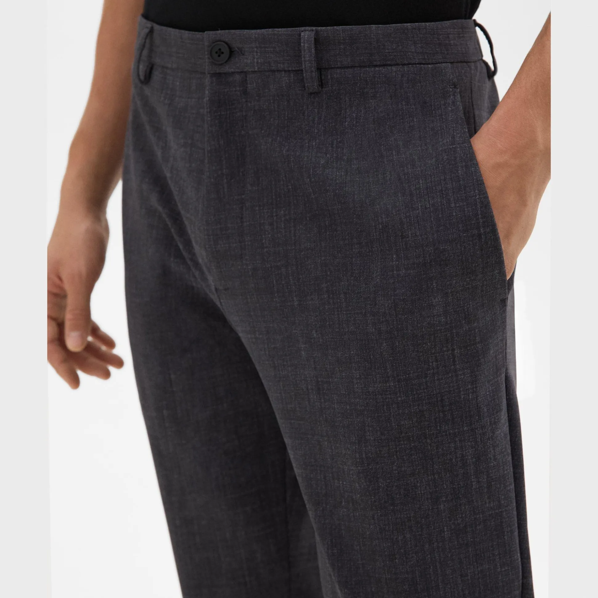 Theory Zaine Pant In Printed Precision Ponte-Men Suits|Pants