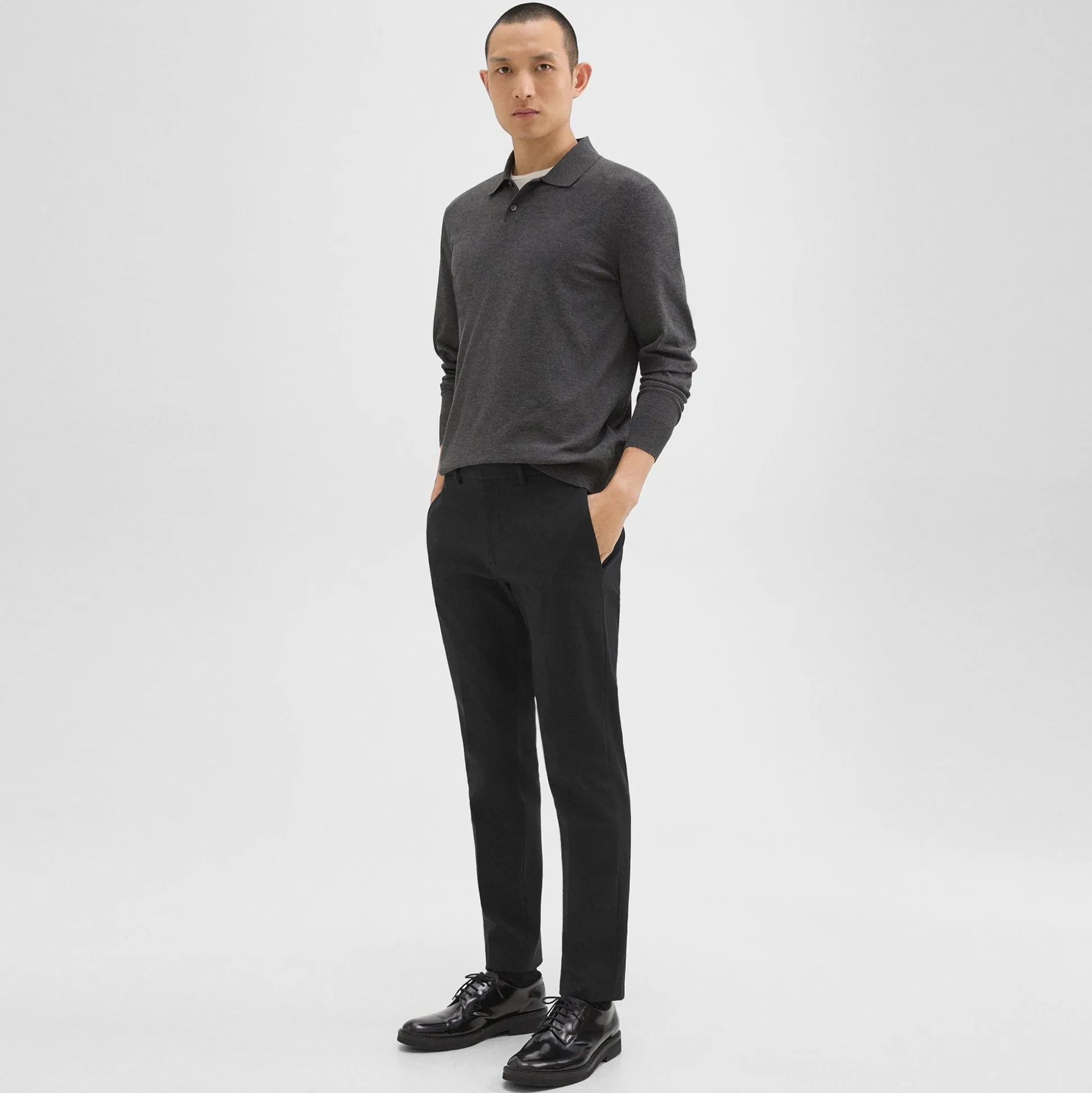Theory Zaine Pant In Stretch Cotton-Men Pants